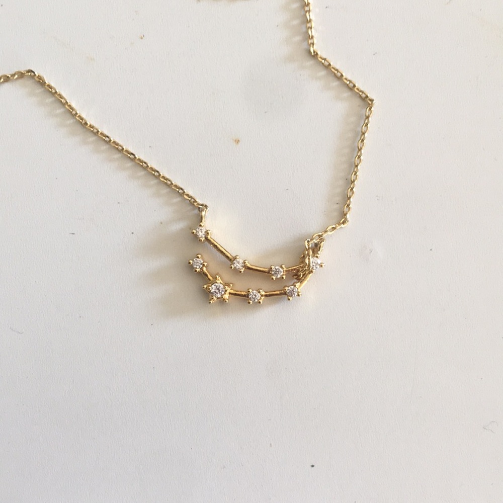 Capricorn sign necklace